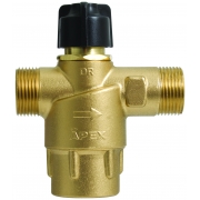 Apex Filter Stop & Non-Return (3-in-1) Valve 20mm Brass Cap Hot Water - FSBC20