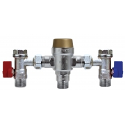 Apex Thermostatic Mixing Valve 20mm Standard Valve & Right Angle Ball Valves - TMV20BV