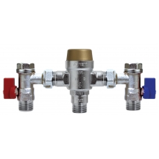 Apex Thermostatic Mixing Valve 20mm Standard Valve & Right Angle Ball Valves - TMV20BV