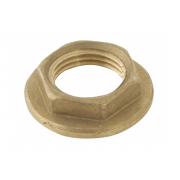 Spartan Backnut Standard Flanged 15mm Brass DR - BN15