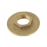 Spartan Backnut Wide Flanged 40mm Brass DR - BNWF40