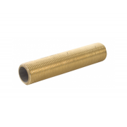 Spartan Threaded Nippling Tube 40mm x 600mm Brass DR - NT40