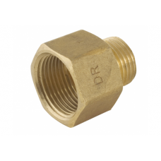 Spartan M & F Hexagon Extension Socket 15mm x 32mm Brass DR - SMF1532