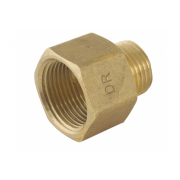 Spartan M & F Hexagon Reducing Socket 25mm x 15mm Brass DR - SMF2515