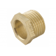 Spartan Hexagon Reducing Bush 10mm x 8mm Brass DR