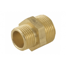 Spartan Hexagon Reducing Nipple 50mm x 15mm Brass DR - NR5015