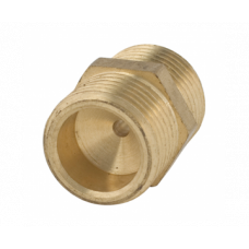 Spartan Hexagon Reducing Nipple Restrictor 15mm x 3mm Brass DR - NRST