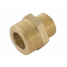 Spartan Washing Machine Nipple 20mm x 15mm Brass DR - NWM20