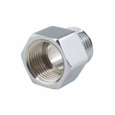 Spartan M & F Hexagon Extension Socket 15mm x 32 Chrome DR - SMFC1532