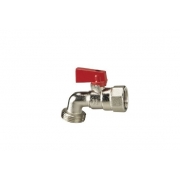 Aqualine Dishwasher Tap Female Red 20mm x 15mm - DWFR