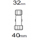 Dux Fast Fit Coupling 40mm x 32mm Compression Reducing White - R4032WH