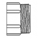 Dux Fast Fit Trap Adaptor 32mm-40mm - TA3240WH