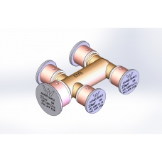 Dux SecuraGold™ Brass Manifold 20mm x 4 (15mm 3 Outlets) - SMF4304