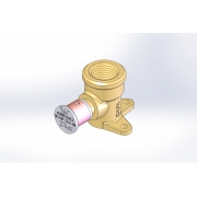 Dux SecuraGold™ Brass Wingback Elbows (Female) 12mm x ½" BSP - SW23