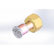 Dux SecuraGold™ Brass Straight Swivel Connector 12mm x ½" BSP - SXC23