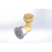 Dux SecuraGold™ Brass Swivel Elbow 20mm x ½" BSP - SXE43