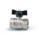 Bugatti Ball Valves Female/Female: Short Handle (Economical)