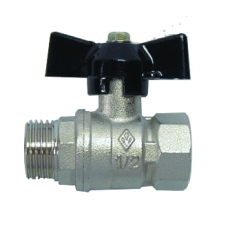 Bugatti Ball Valves Male/Female: Short Handle (Economical)