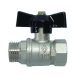 Bugatti Ball Valves Male/Female: Short Handle (Economical)