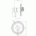 Echo Minimalist Shower Mixer with Diverter