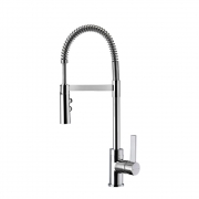 Gaston Spring Pull Down Twin Function Sink Mixer (Chrome)