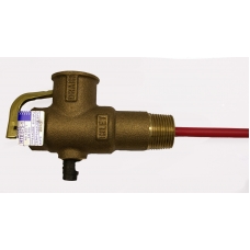 Reliance High Pressure and Temperature Relief Valve with 3/4" 20mm 850kPa with 1" Extension- HTE701
