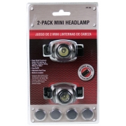 IRONBRIDGE Mini head lamp with head strap and batteries (2 pk)