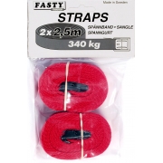 Fasty Strap tie Refill pack for display box 2.5m - RED (multiples of 8)