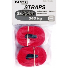 Fasty Strap tie Refill pack for display box 2.5m - RED (multiples of 8)